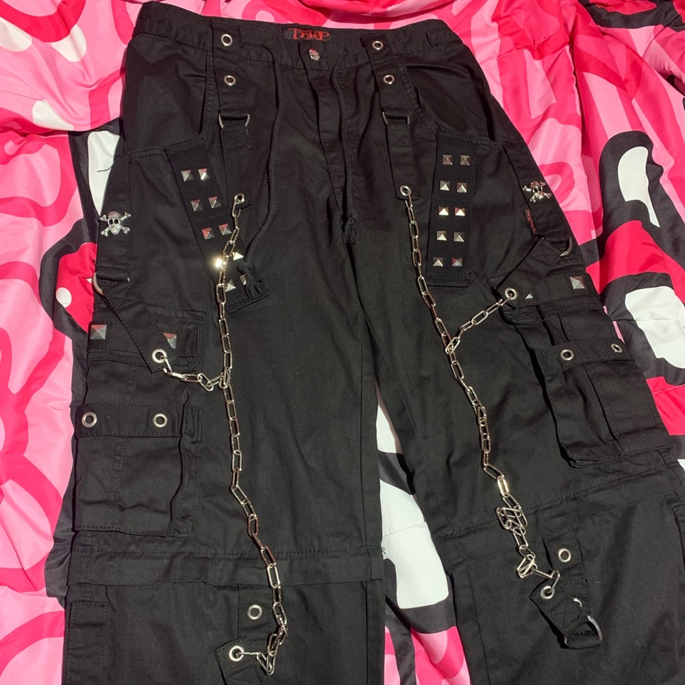 🖤Tripp NYC Dark Cuff Chain Pants